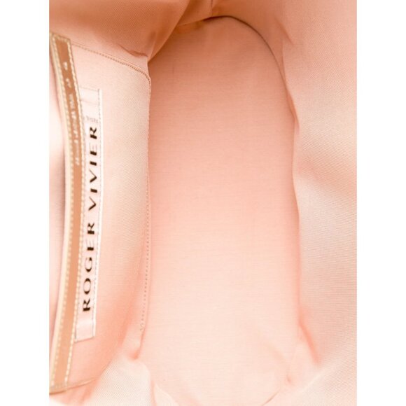 Roger Vivier Viv A La Plage Plissé Tote Bag - Picture 7 of 12